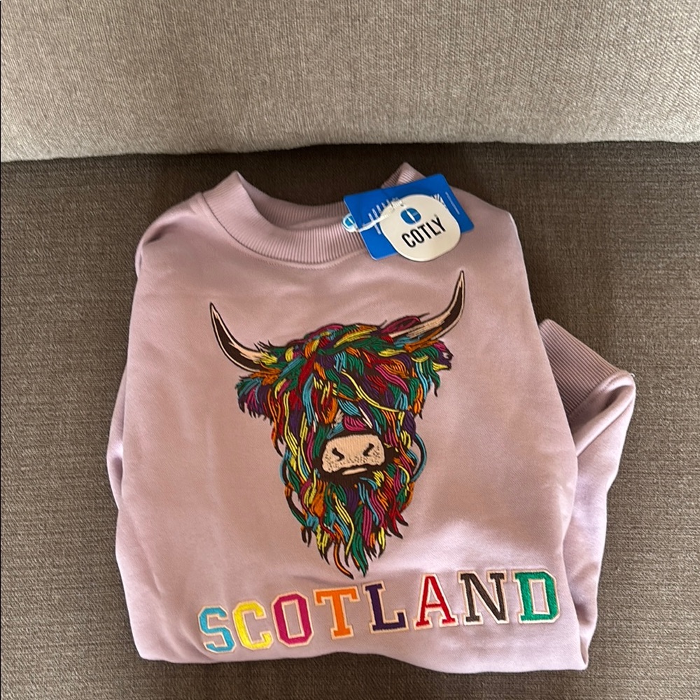COTLY Scotland sweatshirt NWT